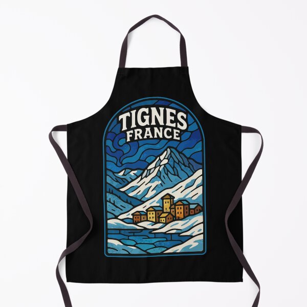 Item preview, Tignes France Stained Glass Travel designed and sold by TomFrontierArt.