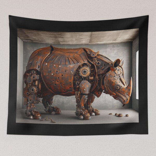 Artikelvorschau, Steampunk-Nashorn entworfen und verkauft von andreisky.