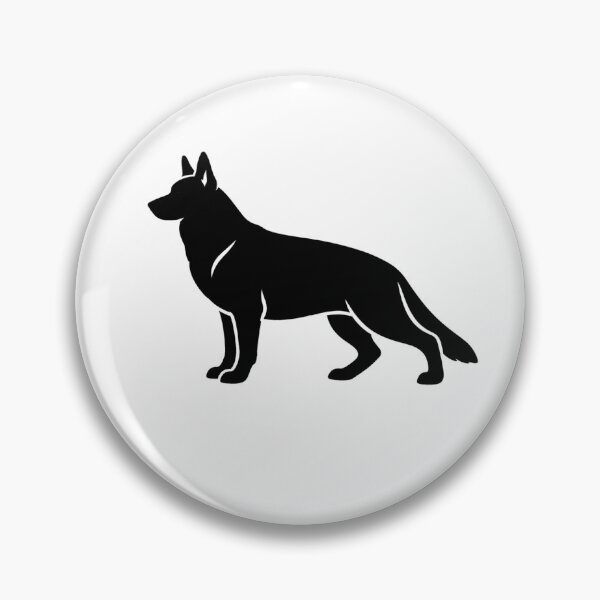 Item preview, The Black Dog German Shepherd Graphic.  designed and sold by byaga.
