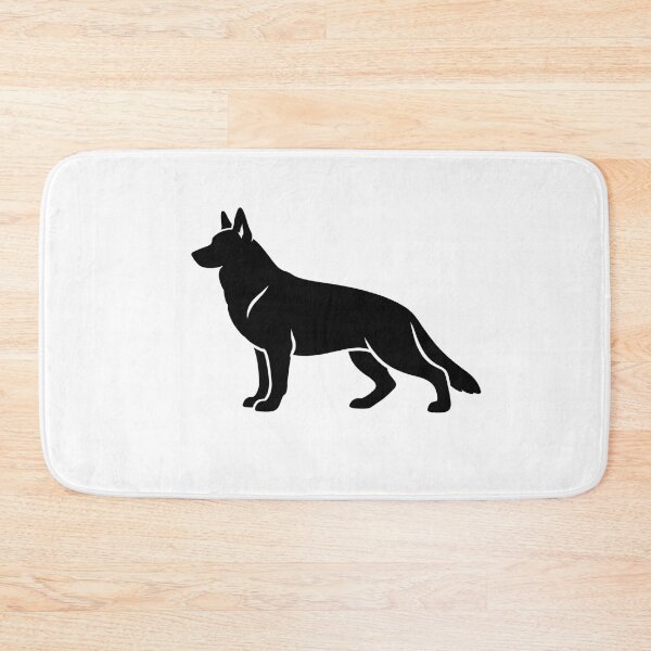 Item preview, The Black Dog German Shepherd Graphic. designed and sold by byaga.