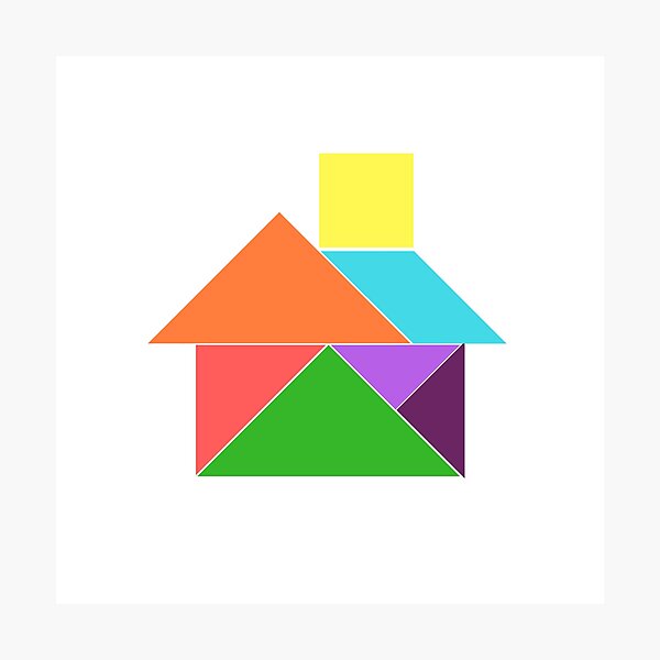 Tangram Photographic Prints | Redbubble