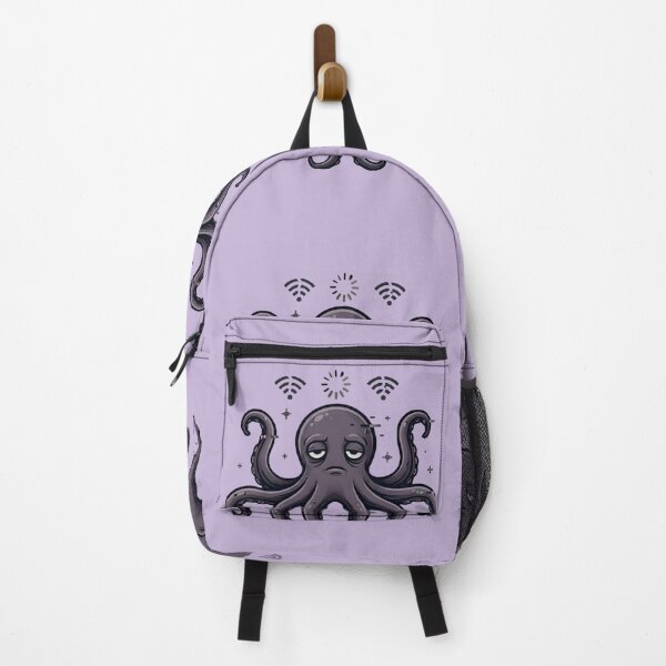 Item preview, Mentally Buffering Octopus Y2K Graphic Tee – Funny Overthinking Octopus Meme Shirt designed and sold by ZyxDes.