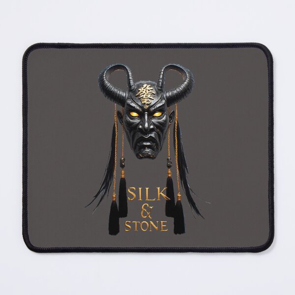 Item preview, SILK & STONE I The Obsidian Hannya Mask I No. 03 designed and sold by Shift-Bloom.