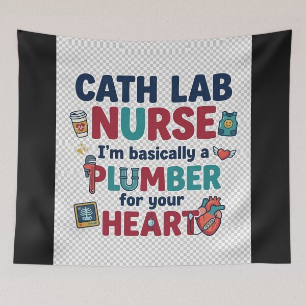 Artikelvorschau, Cath Lab Nurse - Cardiac Catheterization Specialist Design entworfen und verkauft von SkillShopMill.