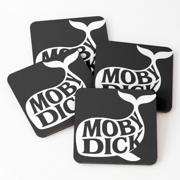Item preview, Moby Dick Typographic Whale Art Design designed and sold by Retr0Tshirts.