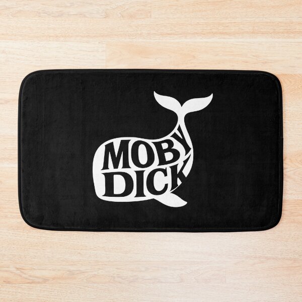 Item preview, Moby Dick Typographic Whale Art Design designed and sold by Retr0Tshirts.