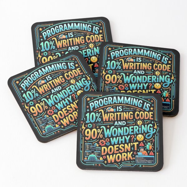 Item preview, Funny Programming Quotes Design designed and sold by devArtsDesigns.