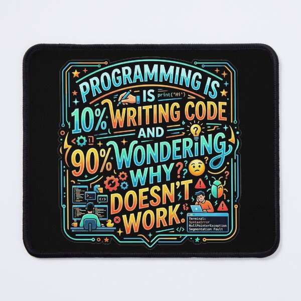 Item preview, Funny Programming Quotes Design designed and sold by devArtsDesigns.