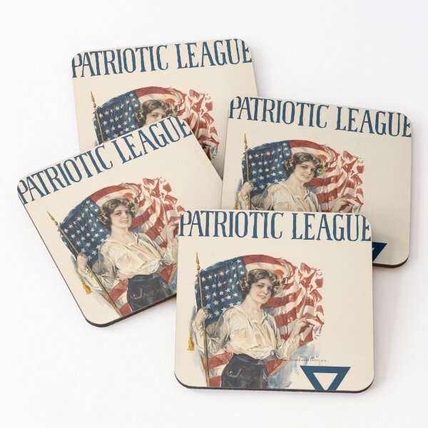 Item preview, Patriotic League Howard Chandler Christy WWI Poster 1918 designed and sold by Vintage Poster 1914-1945 Archive.