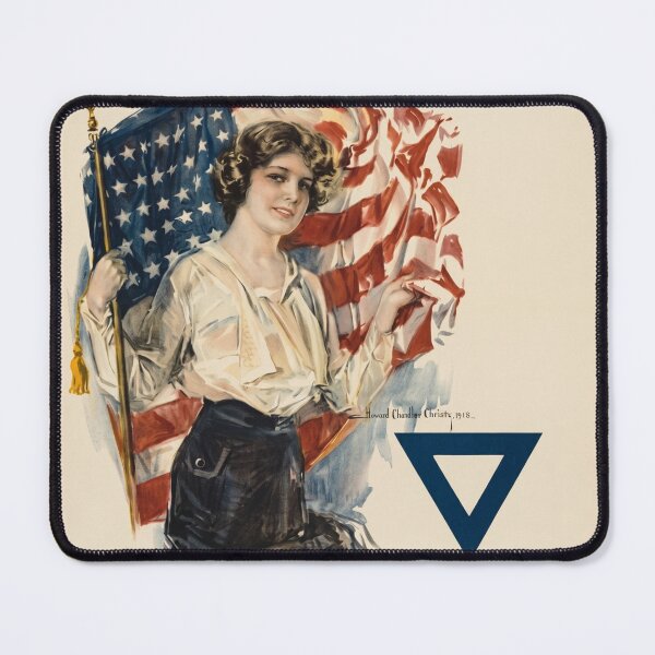Item preview, Patriotic League Howard Chandler Christy WWI Poster 1918 designed and sold by Vintage Poster 1914-1945 Archive.