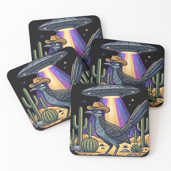Item preview, UFO Abducting a Cowboy Roadrunner T Shirt designed and sold by STTrillionTEES.