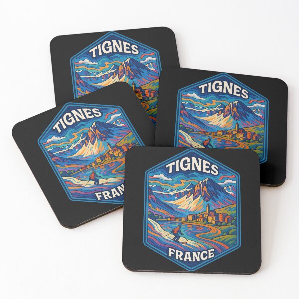 Item preview, Tignes France Europe Trippy Art Travel designed and sold by TomFrontierArt.