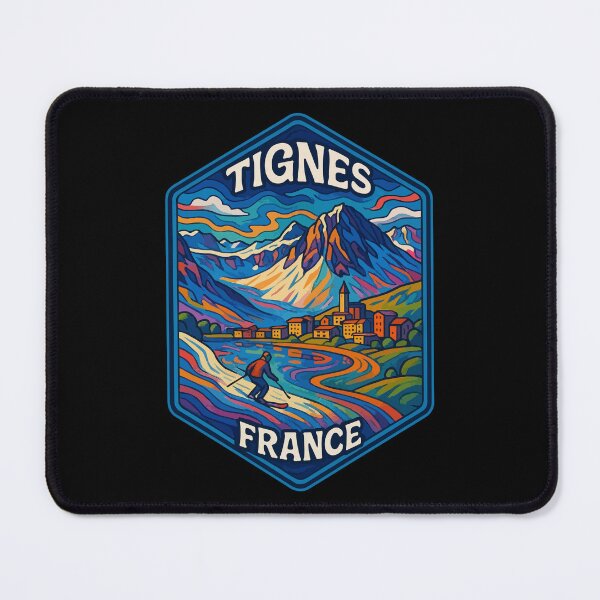 Item preview, Tignes France Europe Trippy Art Travel designed and sold by TomFrontierArt.