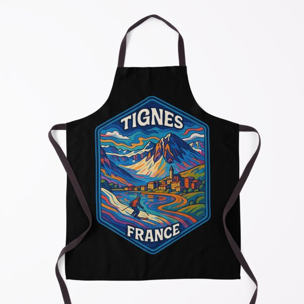 Item preview, Tignes France Europe Trippy Art Travel designed and sold by TomFrontierArt.