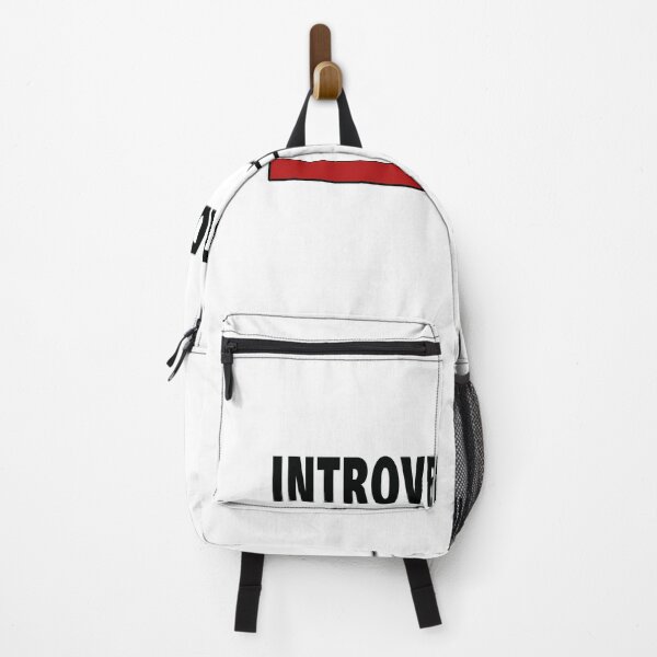 Item preview, Introvert Loading Red Progress Bar Funny Social Battery Sticker designed and sold by tineldesign.