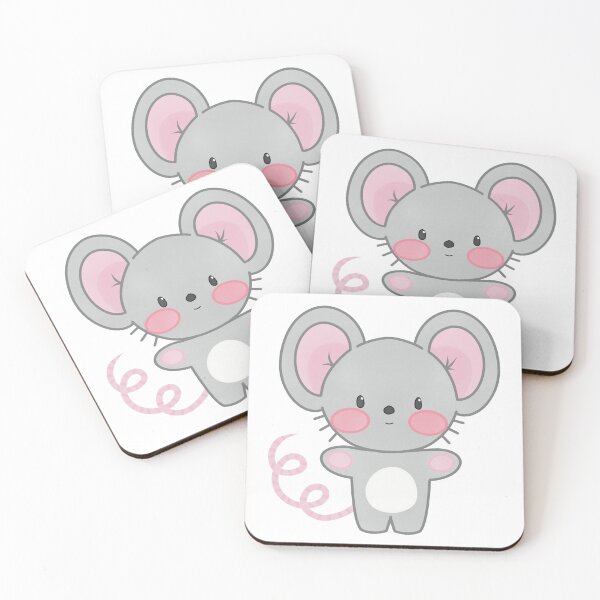 Item preview, Cute Kawaii Grey Mouse designed and sold by winterpumpkin.