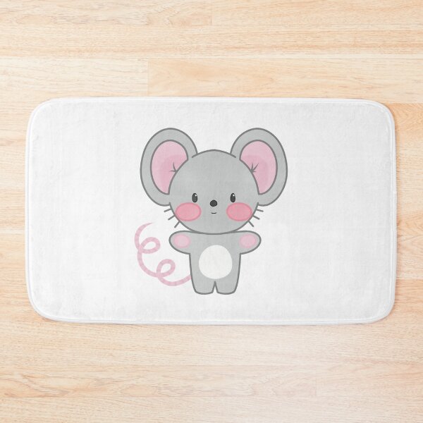 Item preview, Cute Kawaii Grey Mouse designed and sold by winterpumpkin.