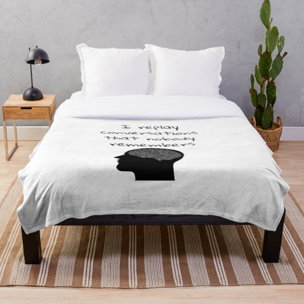Item preview, Overthinking Anxiety Shirt – I Replay Conversations Nobody Remembers designed and sold by PeterskyDesign.