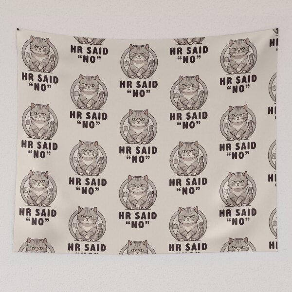 Item preview, HR Manager Energy Cat | Funny Office Cat | Corporate Humor Design designed and sold by KAYJAY DESIGNS.