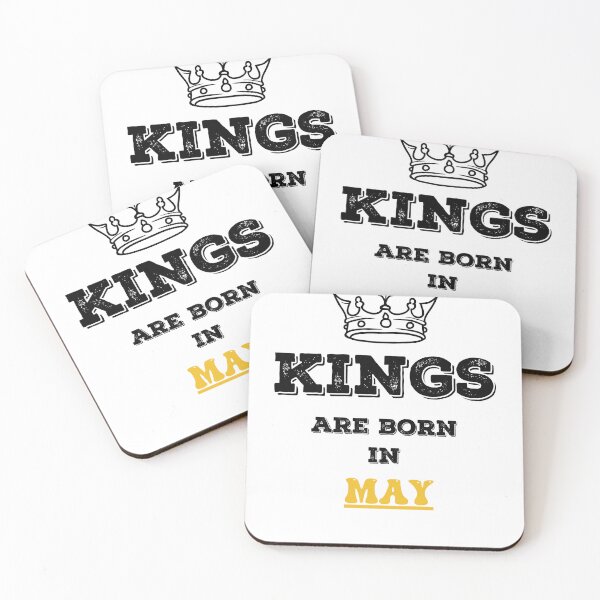 Item preview, Kings Are Born In May Birthday Gift for Him designed and sold by CyfroweMysli.
