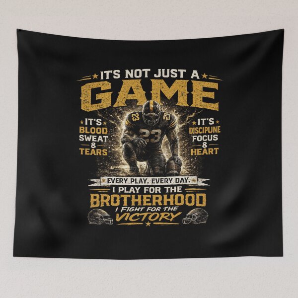 Item preview, Football Brotherhood Motivation – Victory Athlete Mindset designed and sold by IdentityThread.