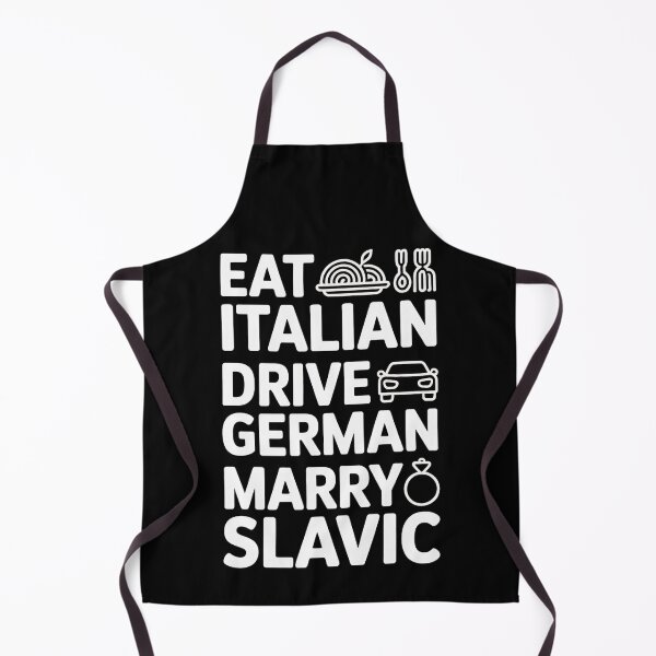 Item preview, Eat Italian Drive German Marry Slavic Minimalist Typography designed and sold by PROPera-design.