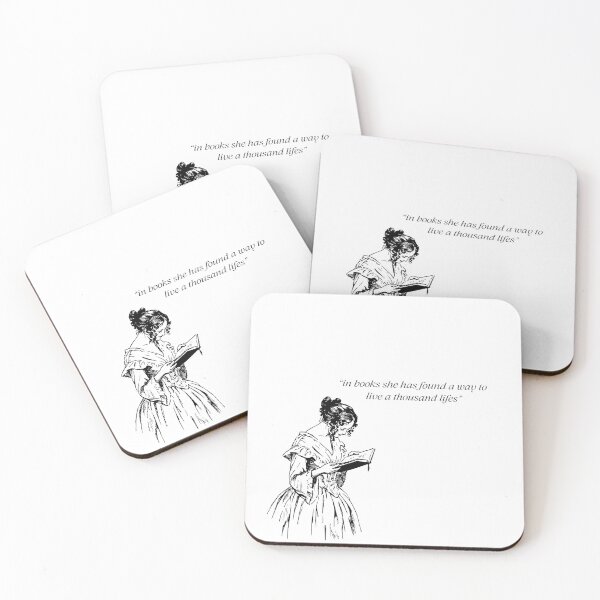 Item preview, book lover quote - vintage reading girl minimal aesthetic  designed and sold by Veloriaprint.