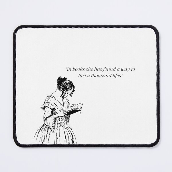 Item preview, book lover quote - vintage reading girl minimal aesthetic designed and sold by Veloriaprint.