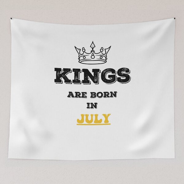 Item preview, Kings Are Born In July Birthday Gift for Him designed and sold by CyfroweMysli.