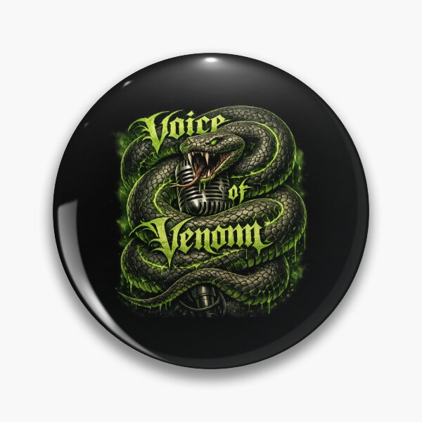 Item preview, Voice of Venom - Heavy Metal Snake Microphone Design designed and sold by MKreative Studio.