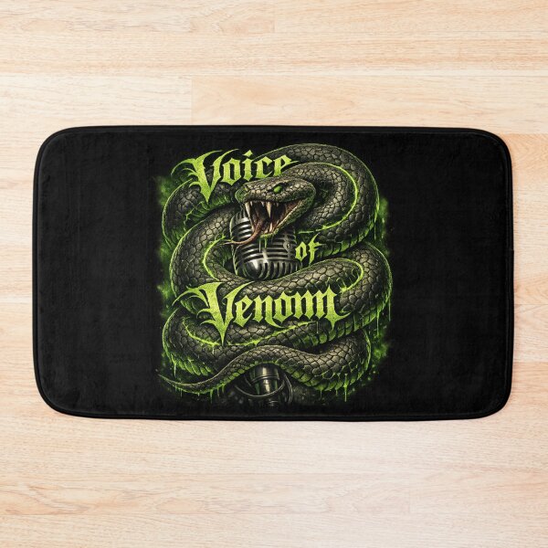 Item preview, Voice of Venom - Heavy Metal Snake Microphone Design designed and sold by MKreative Studio.