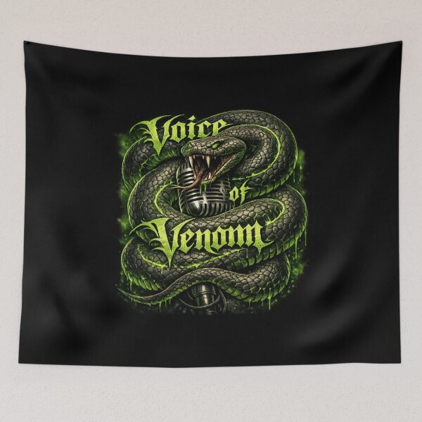 Item preview, Voice of Venom - Heavy Metal Snake Microphone Design designed and sold by MKreative Studio.