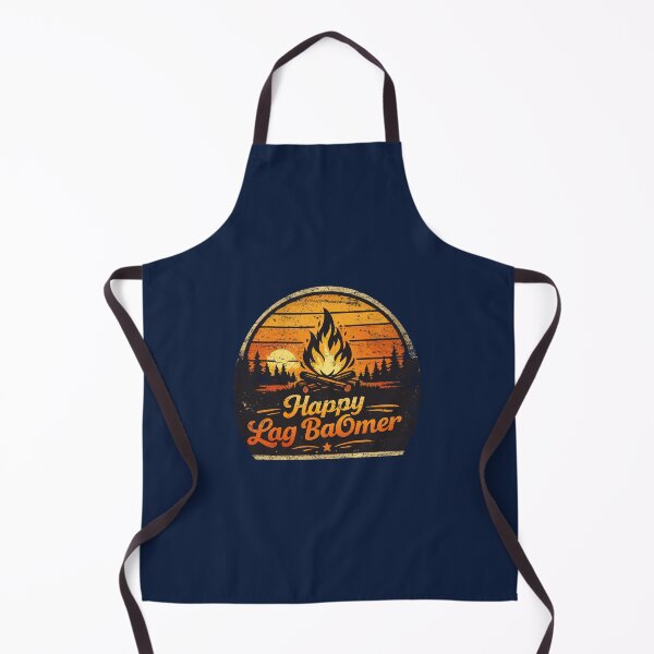 Item preview, Happy Lag BaOmer – Bonfire Festival Retro Sunset designed and sold by Thank-HaShem.