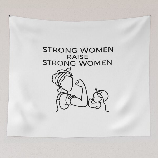 Item preview, Strong Women Raise Strong Women Shirt designed and sold by InfiniTeeVibes.