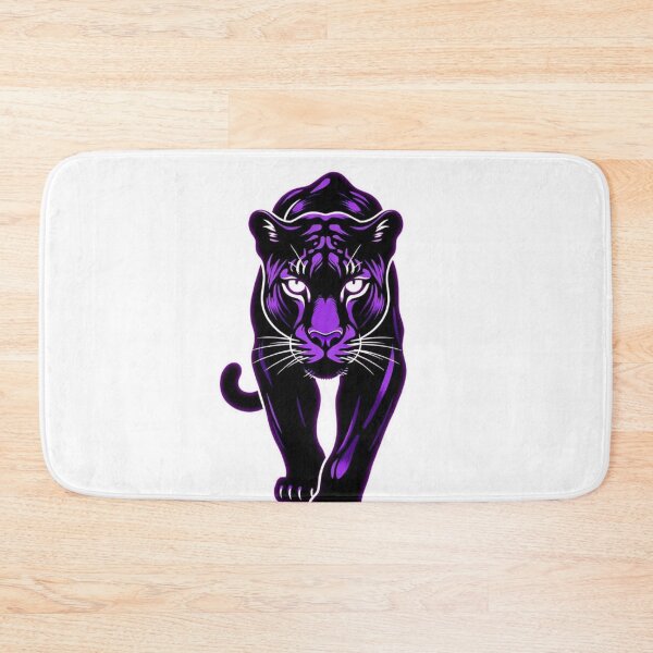 Item preview, Neon Purple Panther Retro Art Print designed and sold by Sky-bully.