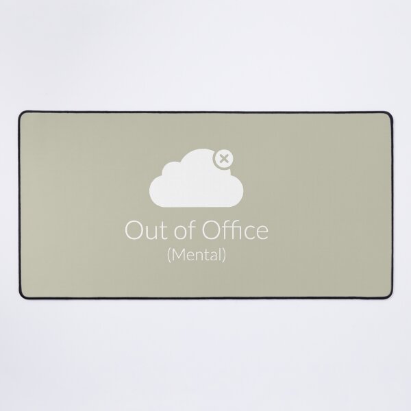 Item preview, Out of Office Mental Mental Health Minimalist Icon designed and sold by SplashTastic.