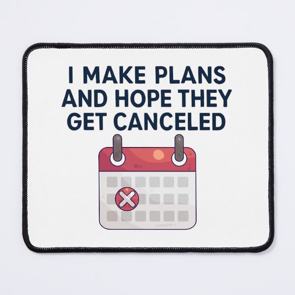 Item preview, Introvert Humor Shirt – I Make Plans and Hope They Get Canceled designed and sold by PeterskyDesign.