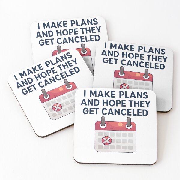 Item preview, Introvert Humor Shirt – I Make Plans and Hope They Get Canceled designed and sold by PeterskyDesign.