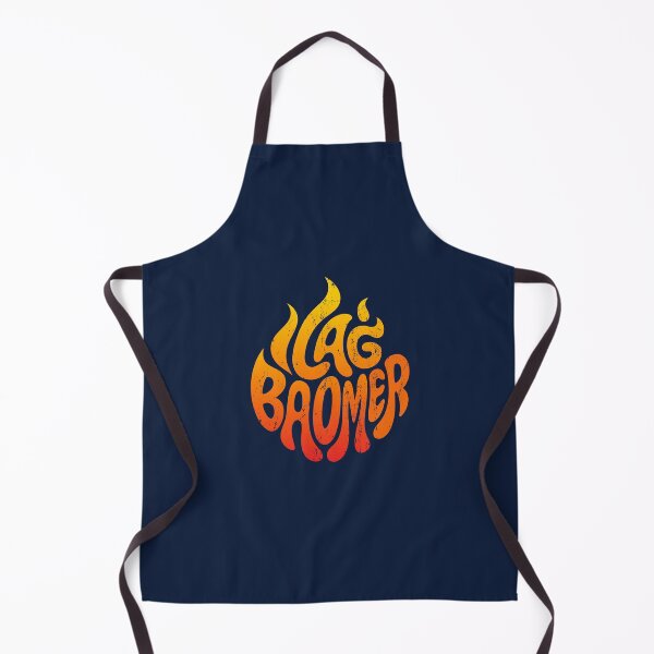 Item preview, Lag BaOmer Flame Typography Retro Gradient designed and sold by Thank-HaShem.