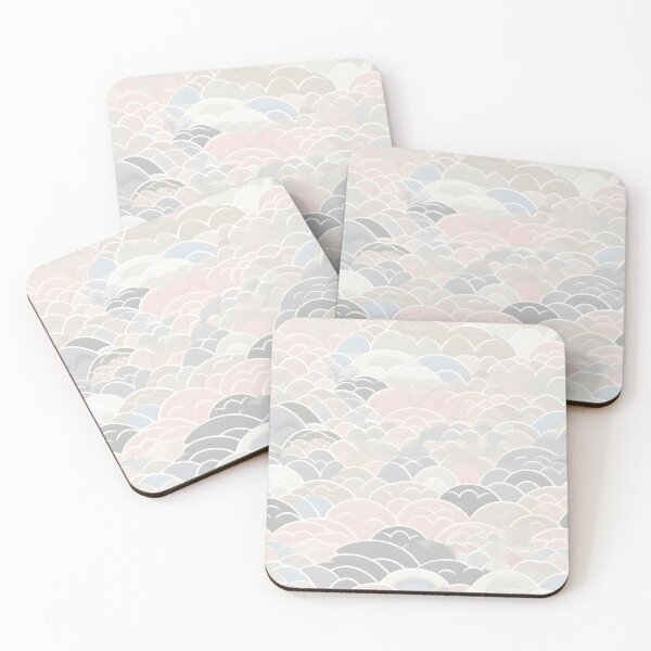 Item preview, Soft Pastel Cloud Pattern Inspired by Japanese Design designed and sold by Hashola Designs.