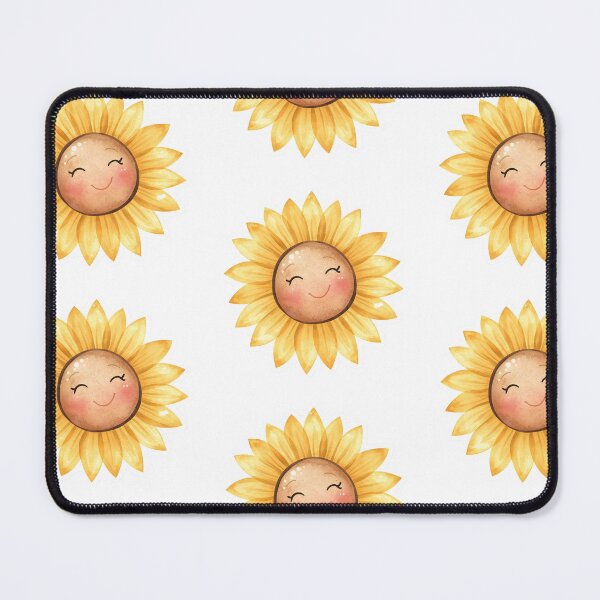 Item preview, Cute Happy Sunflower Smiling , Aesthetic Design designed and sold by Moodune.