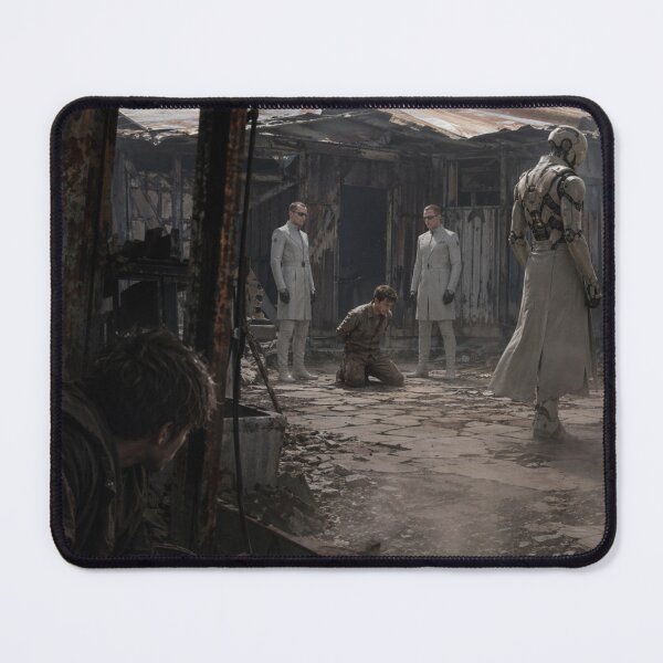 Item preview, Dystopian Surveillance Checkpoint – Post-Apocalyptic Sci-Fi Art Print designed and sold by Element Horizon Studio.