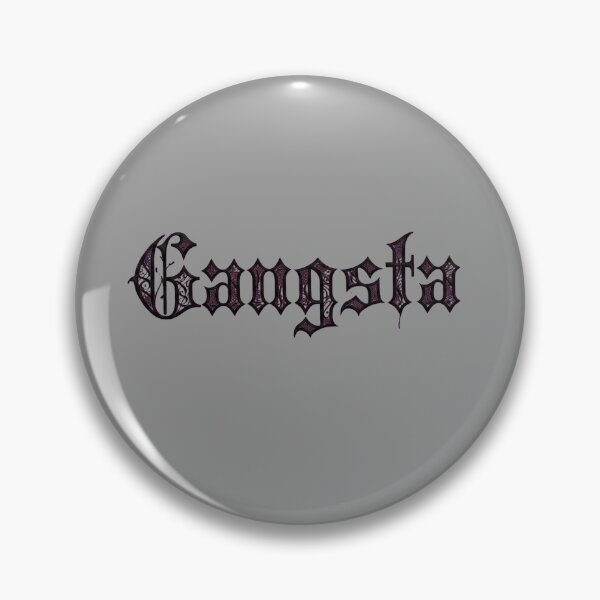 Item preview, Minimalist Gangsta Gothic Blackletter Art designed and sold by MarCinu Art.