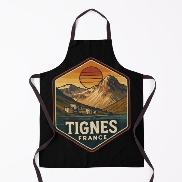 Item preview, Tignes France Retro Vintage designed and sold by TomFrontierArt.