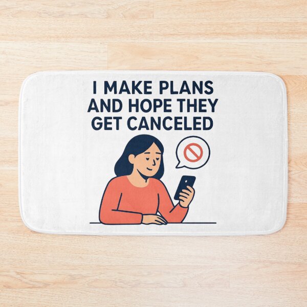 Item preview, Introvert Humor Shirt – I Make Plans and Hope They Get Canceled designed and sold by PeterskyDesign.