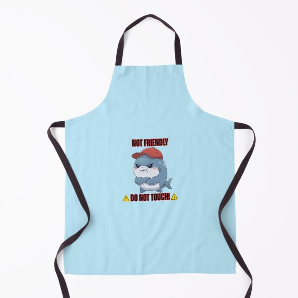 Item preview, Funny Shark Not Friendly Do Not Touch designed and sold by Nature's Chibis.
