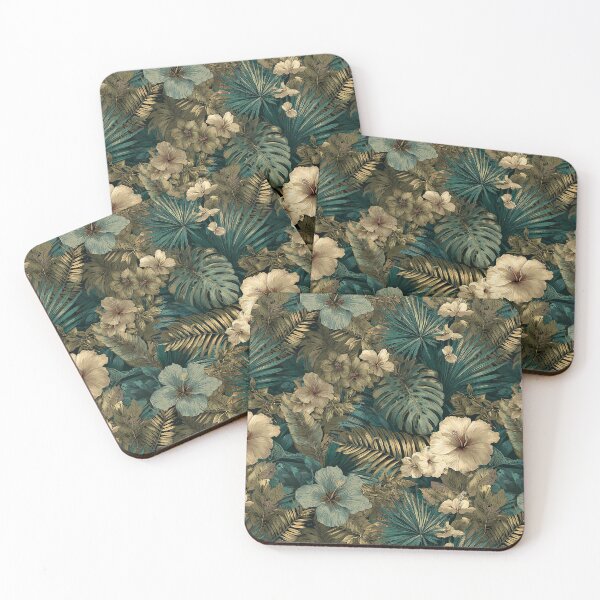 Item preview, Wild Tropical Floral Texture - Flower Floral Print  - Gifts For Dad designed and sold by RoyalStarsPatts.