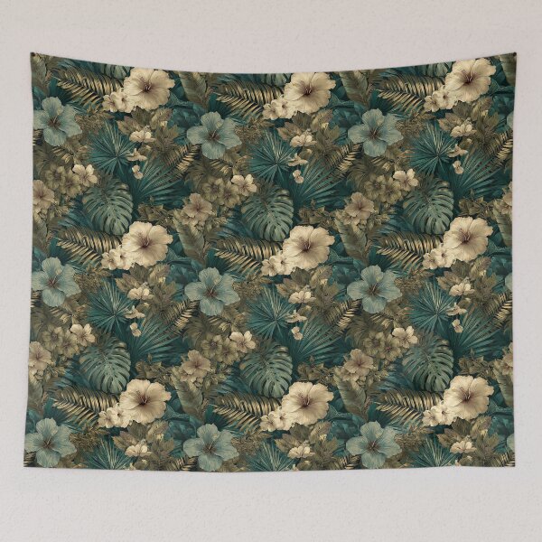 Item preview, Wild Tropical Floral Texture - Flower Floral Print  - Gifts For Dad designed and sold by RoyalStarsPatts.