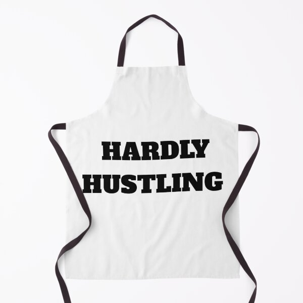 Item preview, Hardly Hustling Bold Black Sarcastic Motivational Quote designed and sold by rareflex.