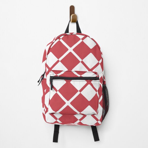 Item preview, Strawberry red & white geometric seamless pattern designed and sold by Mint + Midnight.